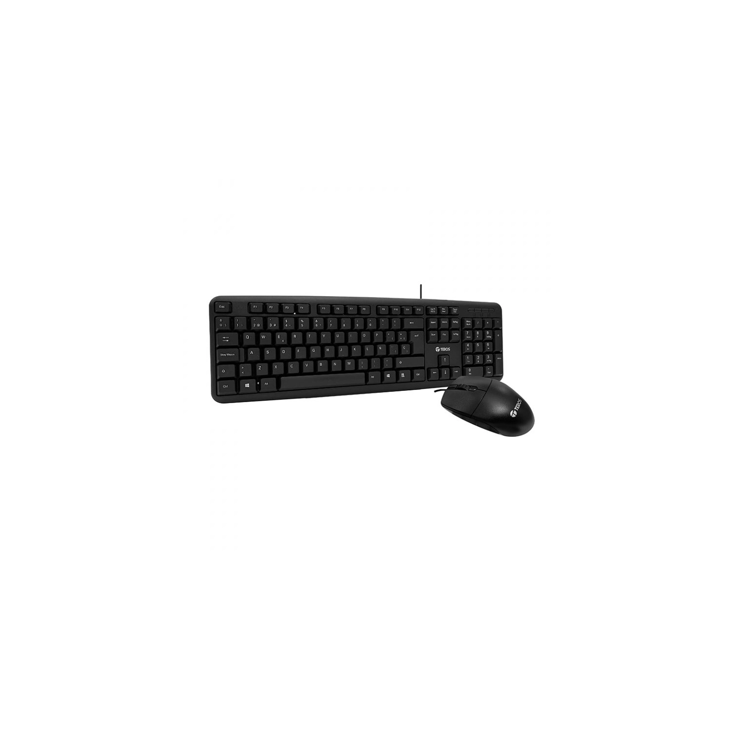 [TERTECTE4062N] Combo Teclado Y Mouse Teros Te-4062N Usb Black