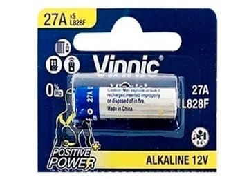 [11453] Pila 27A 12V Vinnic X Unidad Dimensiones 8.0X28.2Mm