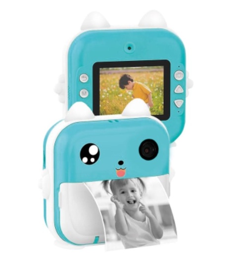 [11511] Netmak Nm-Kidcam Camara Instantanea Impresora Azul