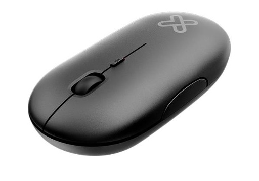 [70587] Mouse Klipxtreme Ergonomico Slim Surfer Negro 4 Botones 24Ghz Ambidiestro (Kmw-415Bk)