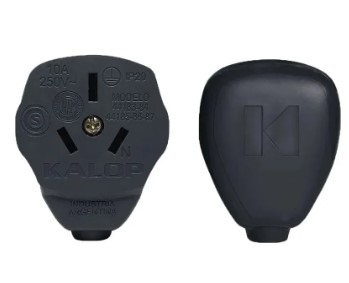 [112833] Kalop Ficha Hembra Salida Lateral 10A 220V