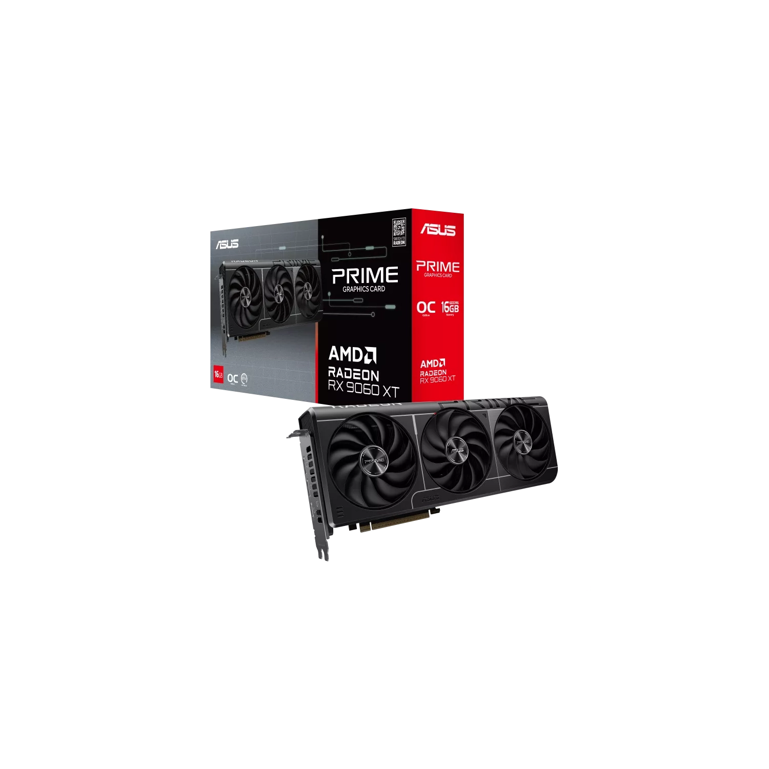 [112895] Placa De Video Asus Amd Radeon Prime-Rx9060Xt O16G Gddr6