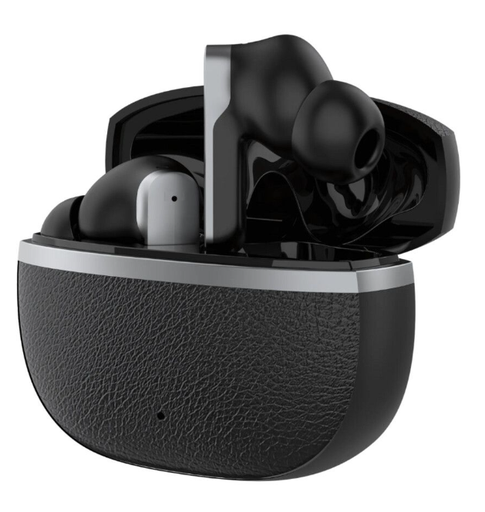 [113122] MANOS LIBRES TWS ANC SIMIL CUERO MODX-00AI – XAEA – NEGRO