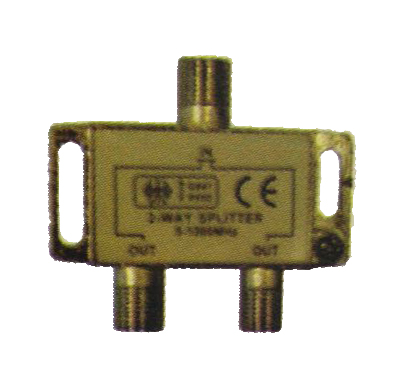 [457] Derivador Megalite De 2 Vias 1000Mhz Baja Perdida Coaxil Rg 6 Tv