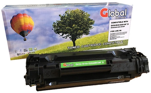 [690] Global Toner Hp 435A-436A-Ce285A 85A Negro Laser Jet 2K Copias